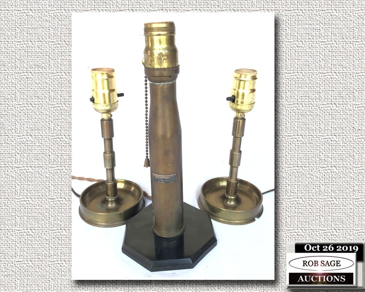 Trench Art Lamps