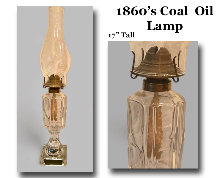 Early Coal Oil Lamp