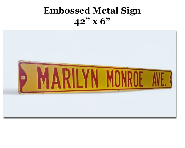 Embossed Metal Sign
