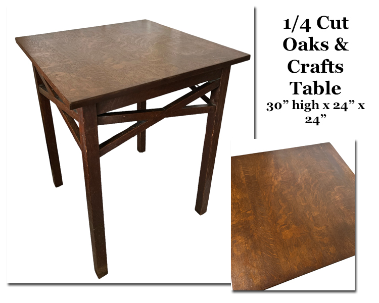 Arts & Crafts Oak Table
