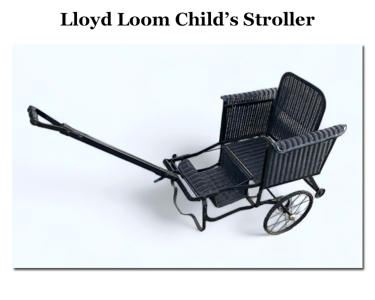 Wicker Child's Stroller
