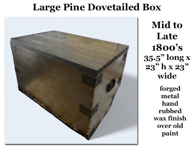 Large Pine Dovetailed Box