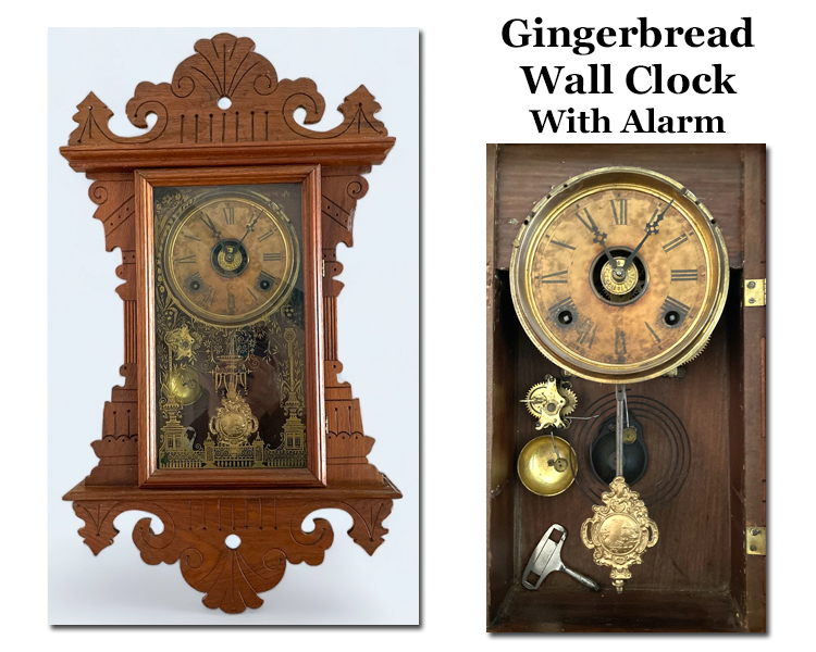 Wall Gingerbread Clock