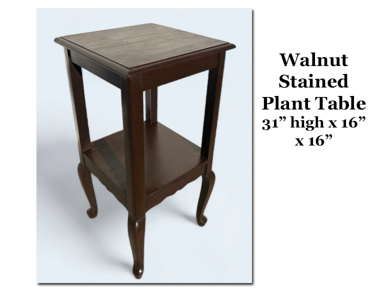 Walnut Plant Table