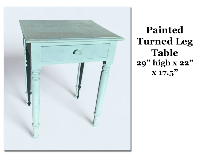 Painted Table With Drawer