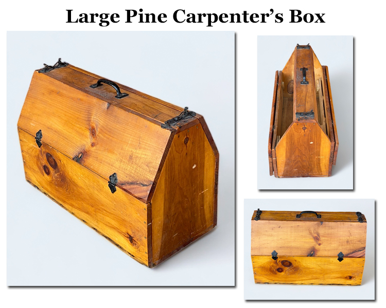 Pine Carpenter's Tool Box
