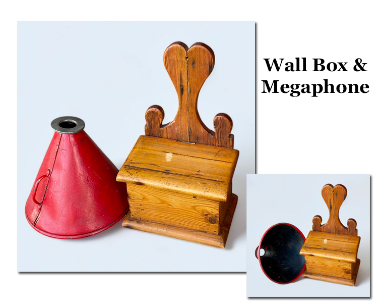 Wall Box & Megaphone