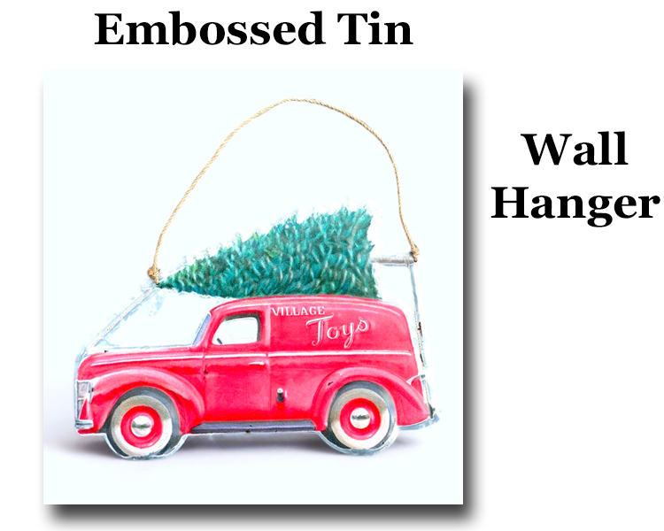 Embossed Tin Wall Hanger