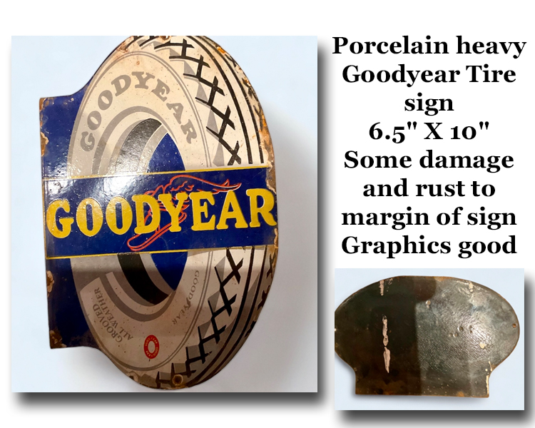Goodyear Porcelain Sign
