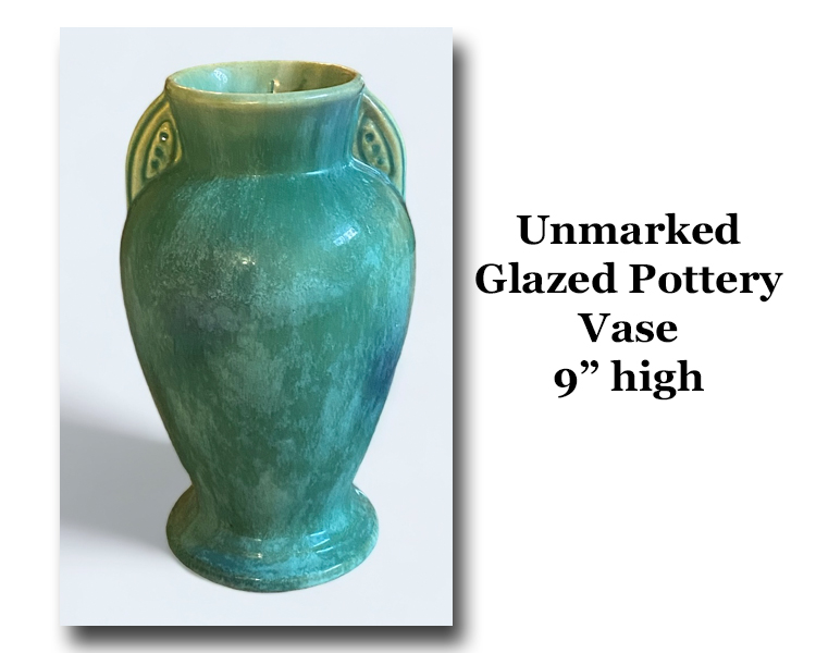 Unmarked Glazed Pottery