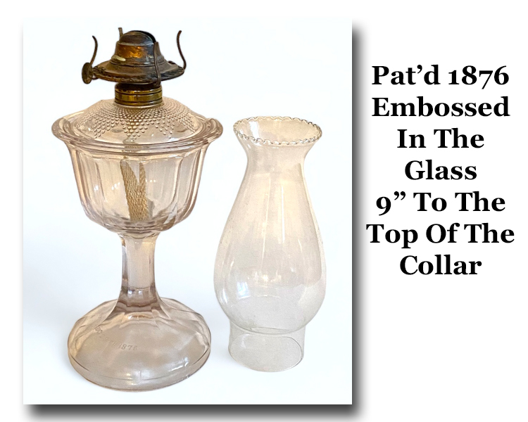 1870's Coal Oil Lamp