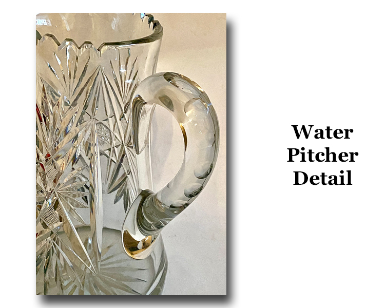 Water Pitcher Detail
