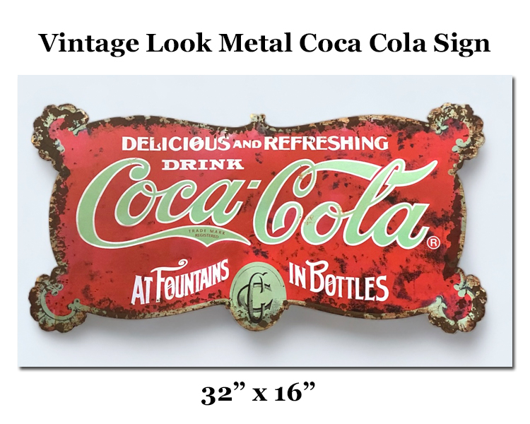 Metal Coca Cola Sign
