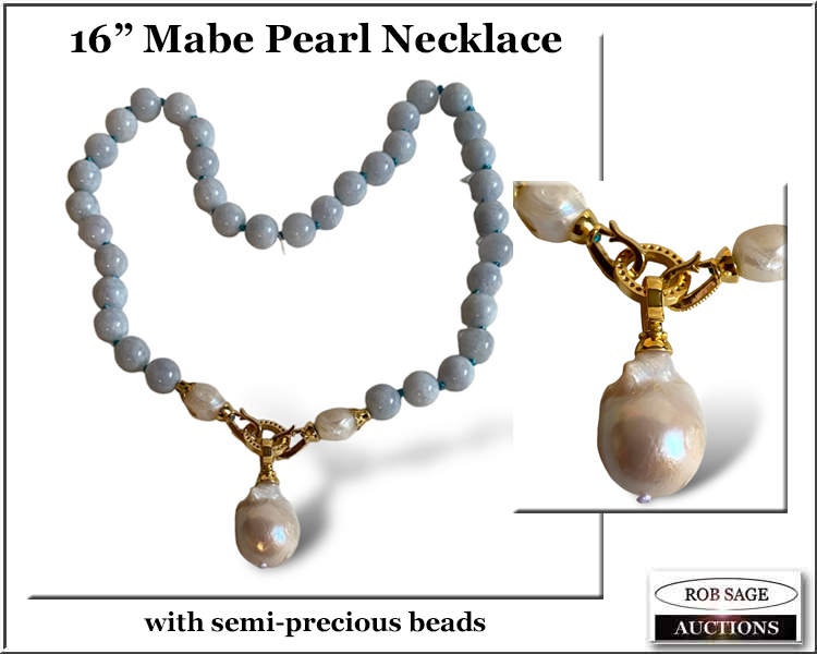 #280 Mabe Pearl Necklace