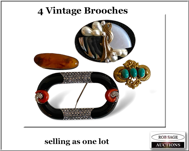 #281 Costume Brooches