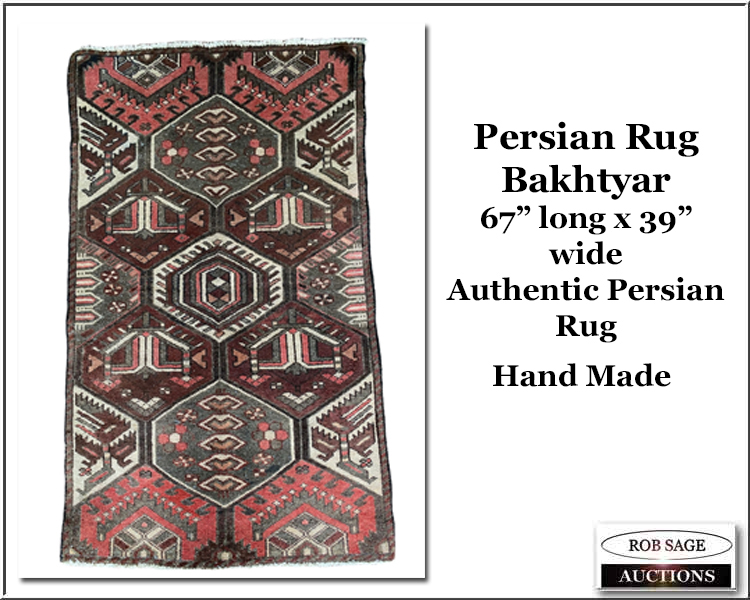 #1 Persian Rug 67" x 39"