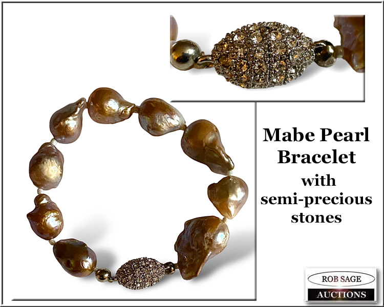 #259 Mabe Pearl Bracelet