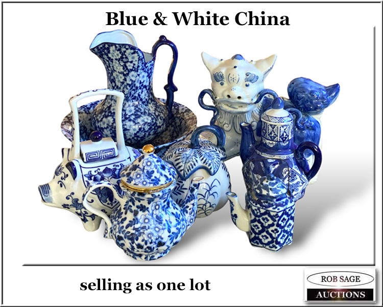 #236 Blue & White China Lot