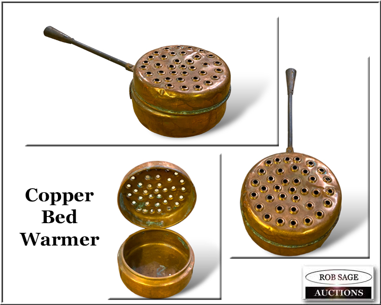 #165 Copper Bed Warmer