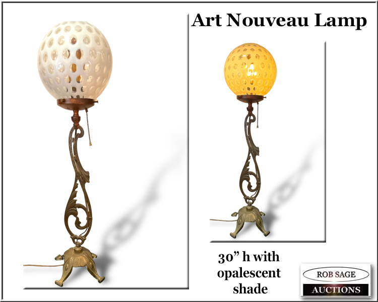 #99 Art Nouveau Lamp