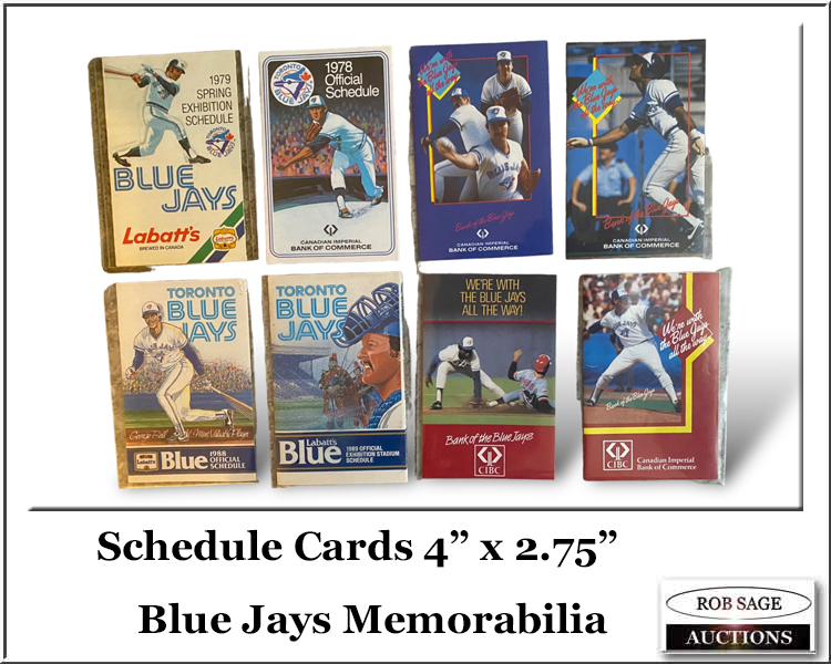 #161 Blue Jays Schedule Cards