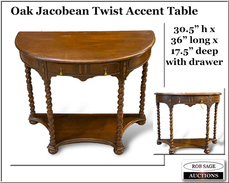 #87 Jacobean Hall Table
