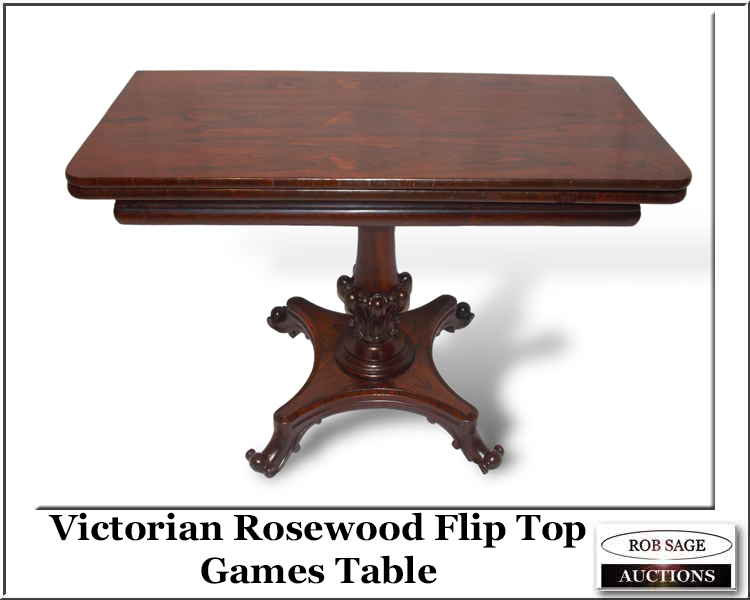 #163 Victorian Games Table