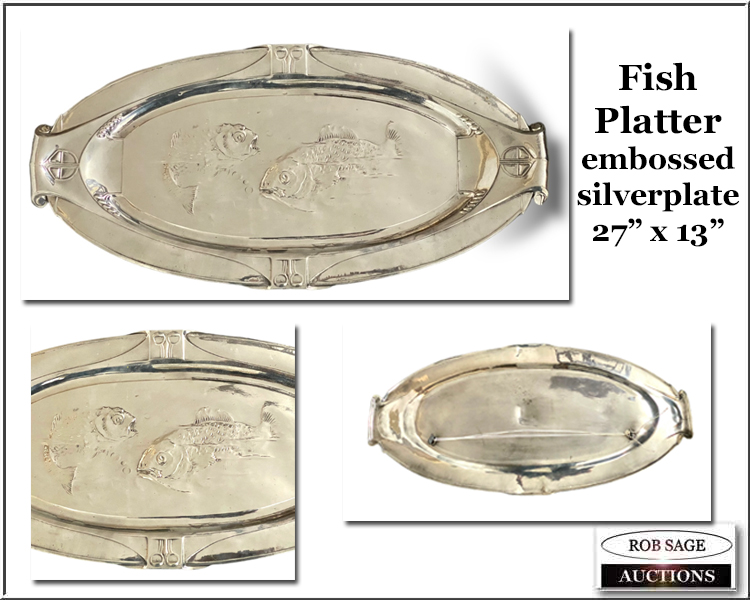 #26 Silverplate Fish Platter