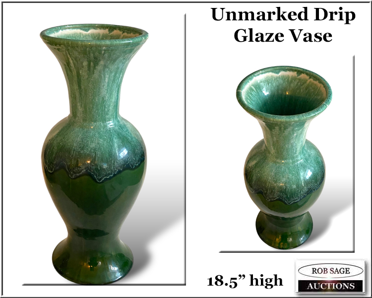 #69 Drip Glazed Vase
