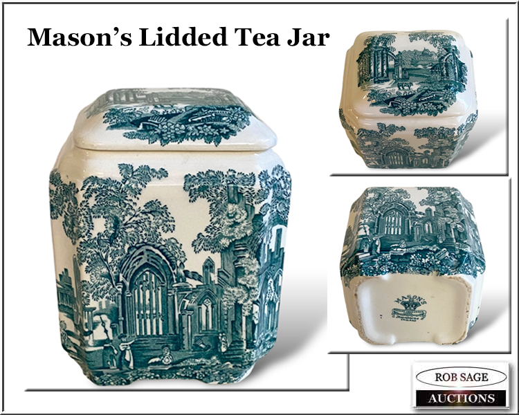 #209 Mason's Lidded Jar