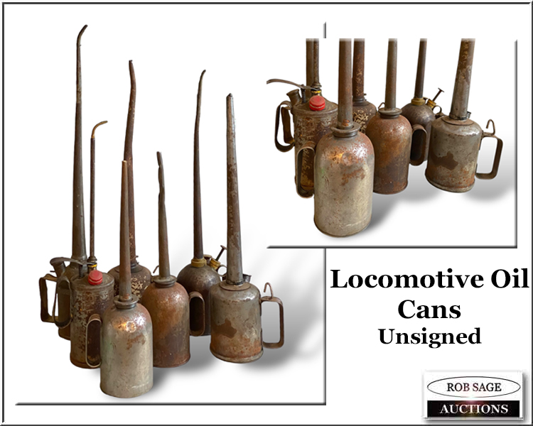 #134 Locomotive Oil Cans