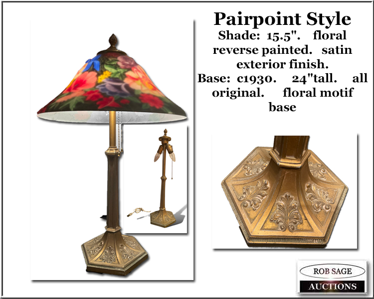 #9 Pairpoint Style Lamp