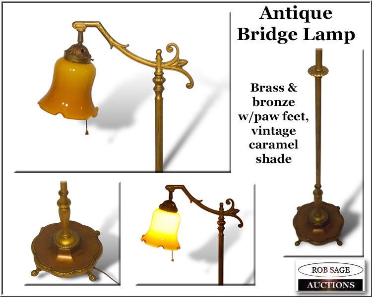 #110 Antique Bridge Lamp