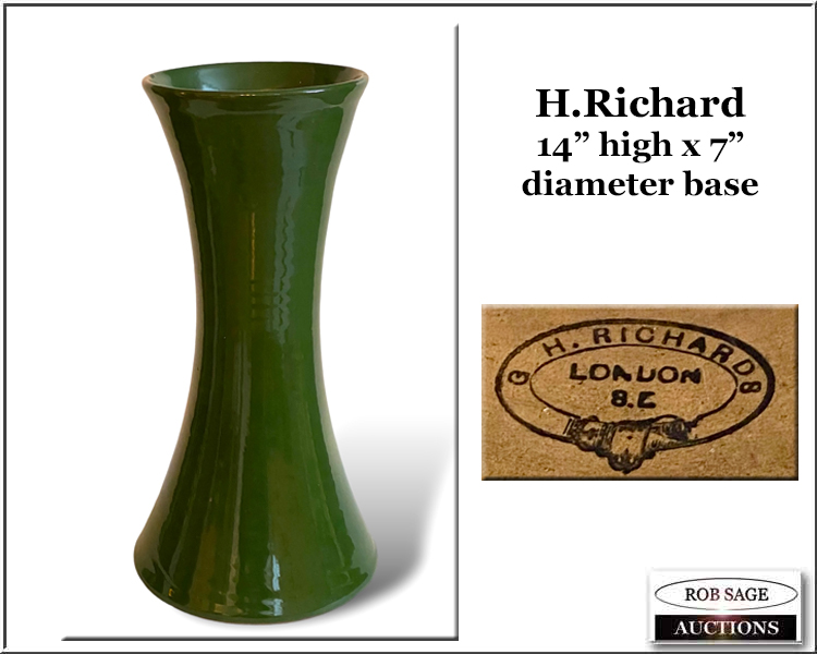 #77 H.Richard Pottery Vase