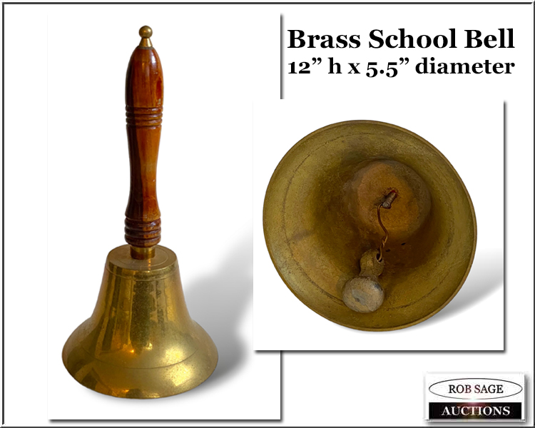 #43 Brass School Bell