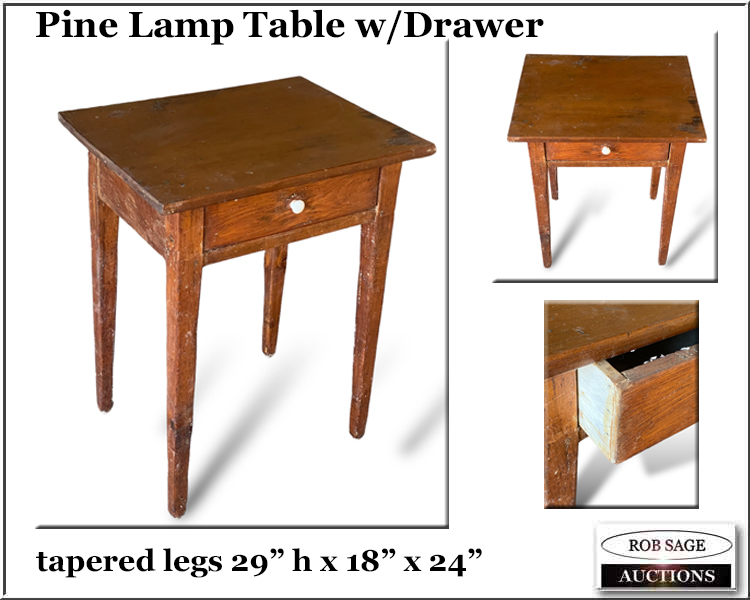 #230 Pine Lamp Table