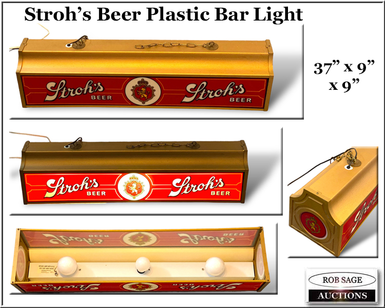 #138 Stroh's Bar Light