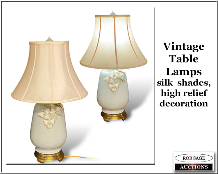 #184 Vintage Pair Of Lamps