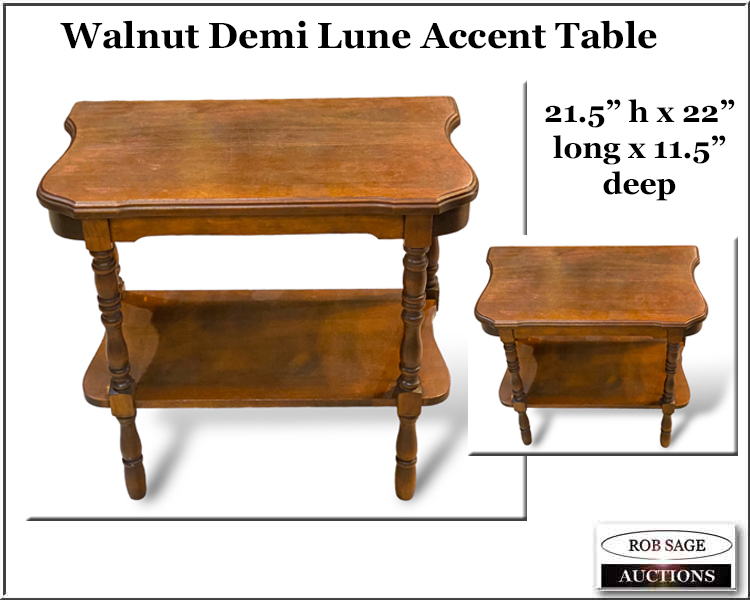 #93 Demi Lune Accent Table
