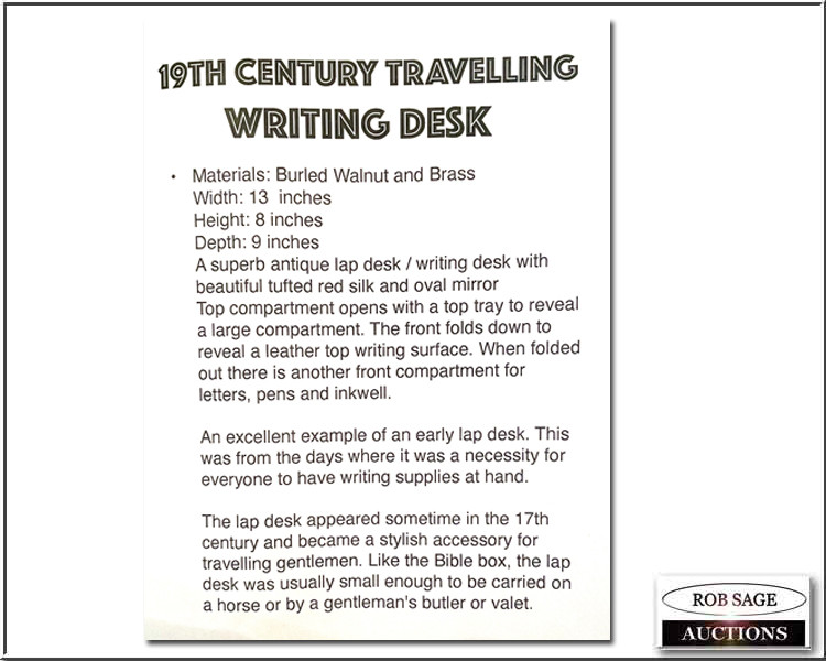 #55 Writing Desk Info