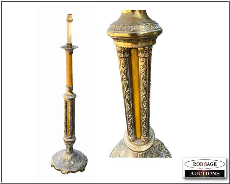 54" Brass Candle Holder