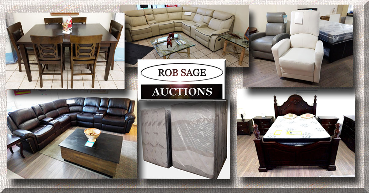 Rob Sage Auctions New Furniture Dec 27 2017