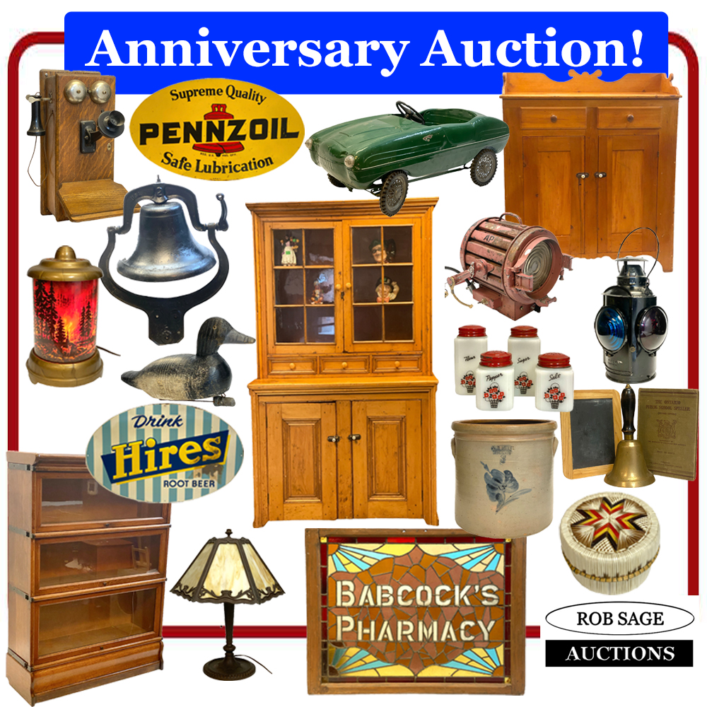 Rob Sage Auctions July Antique Auction